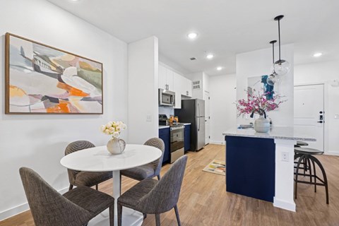 Hillside on Parmer Lane Apartments in Austin Tx Model Unit Dining Room