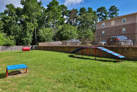 Hilltops Apartments in Conroe, Tx dog park