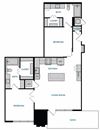 2 bed 2 bath B0 Floorplan 2 bed 2 bath B0 Floorplan,at The Hamilton, Texas, 75226