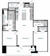2 bed 2 bath B2 Floorplan 2 bed 2 bath B2 Floorplan ,at The Hamilton, Dallas, TX