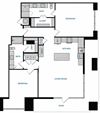 2 bed 2 bath B7 Floorplan 2 bed 2 bath B7 Floorplan ,at The Hamilton, Texas, 75226