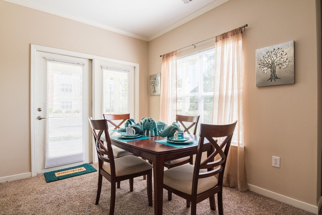 Model Dining Room at Island Park Apartments in Shreveport, Louisiana, LA