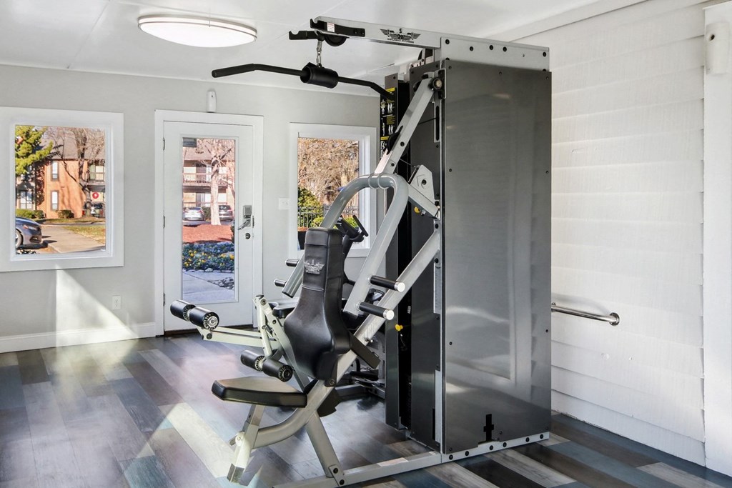 the gym at Johnston Creek Crossing in Charlotte, NC