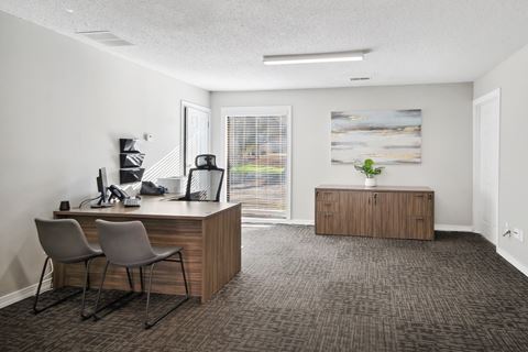 leasing office at Johnston Creek Crossing in Charlotte, NC