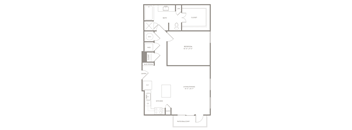 A4 floor plan of Knox Heights in Dallas, TX