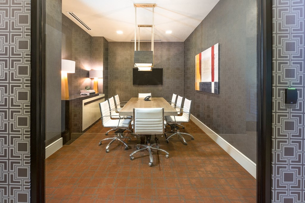the conference room at Knox Heights in Dallas, TX
