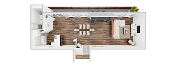 D1 Floor 1 at La Costa at Westdale Hills
