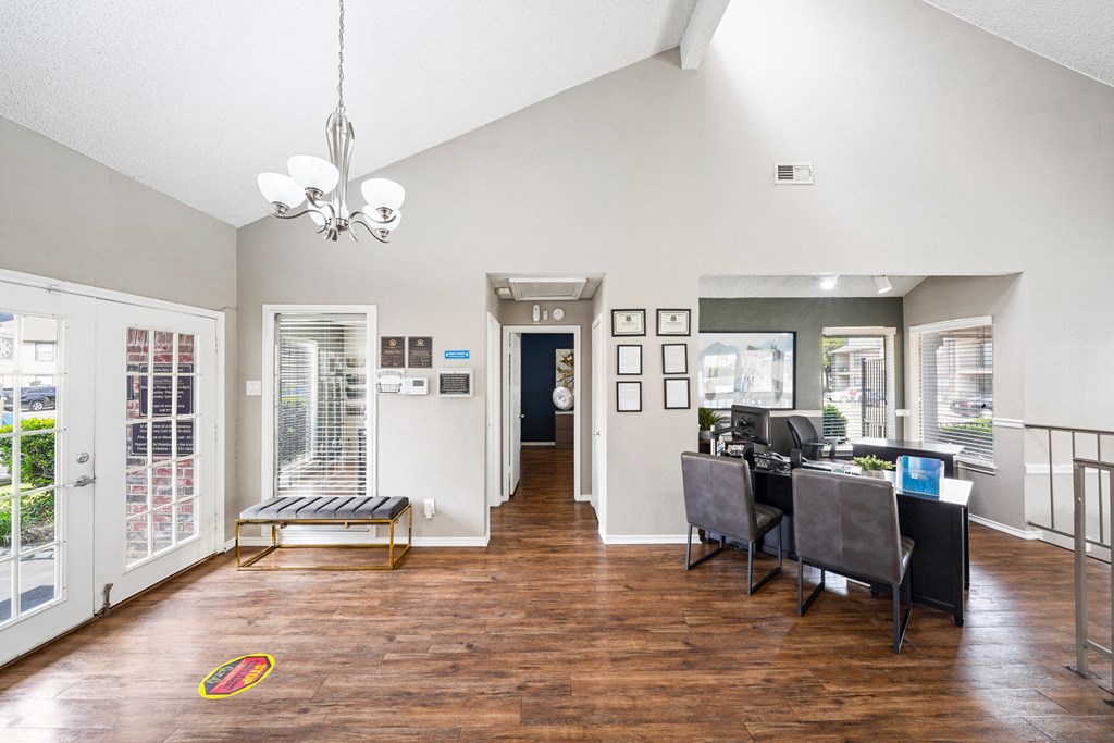 Leasing Office Interior at Polaris Apartment Homes in Irving, Texas, TX