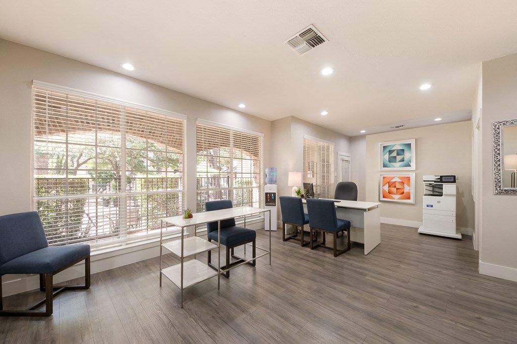 Leasing Office Interior at Vista Crossing Apartments in San Antonio, TX