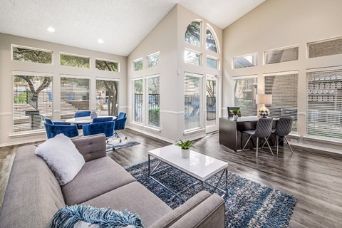 Leasing Office Seating Area at The Park on Preston in Dallas, Texas, TX