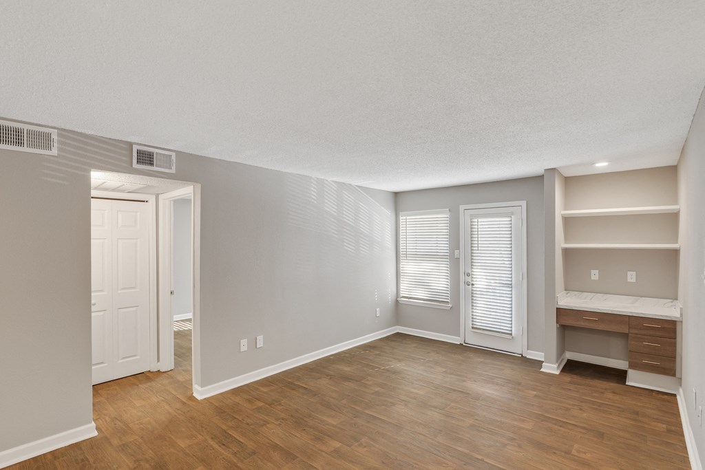 Living Room at The Players Club Apartments in Nashville, TN
