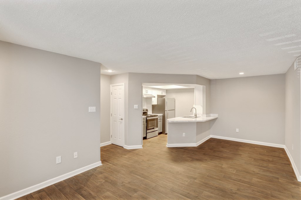 Living Room at The Players Club Apartments in Nashville, TN