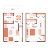 Floor Plan at Magnolia Apartment Homes Shreveport, Louisiana, LA