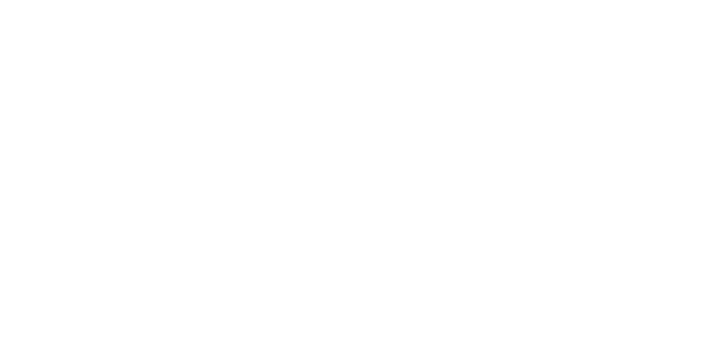 a white logo on a green background