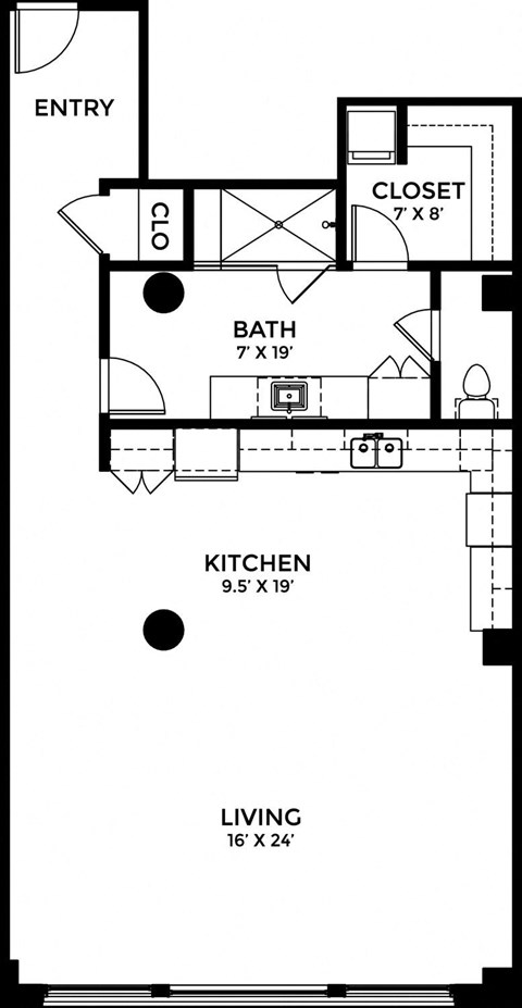 1512-1516 Elm Street Studio Loft, Deep Ellum, DE Lofts for Rent - Photo Gallery 25