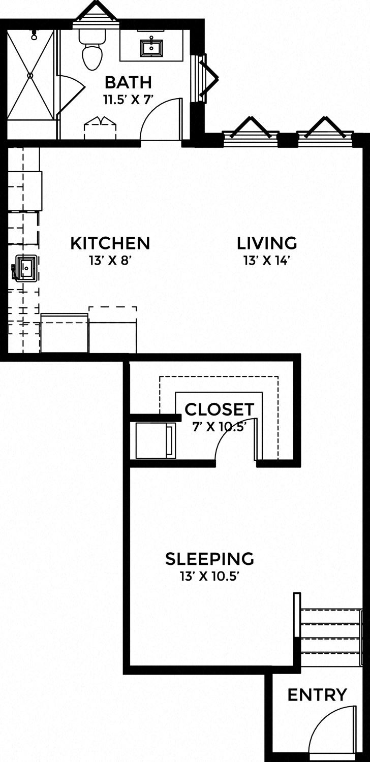830 SF (INCOME RESTRICTED UNIT)