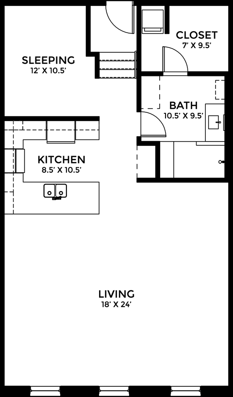 1512-1516 Elm Street Studio Loft, Deep Ellum, DE Lofts for Rent - Photo Gallery 23