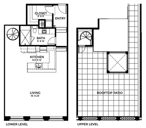 1512-1516 Elm Street Studio Loft, Deep Ellum, DE Lofts for Rent - Photo Gallery 20