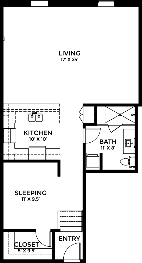 1512-1516 Elm Street Studio Loft, Deep Ellum, DE Lofts for Rent - Photo Gallery 21