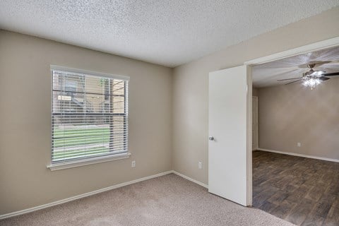 Master Bedroom Area at Bookstone and Terrace Apartments in Irving, Texas