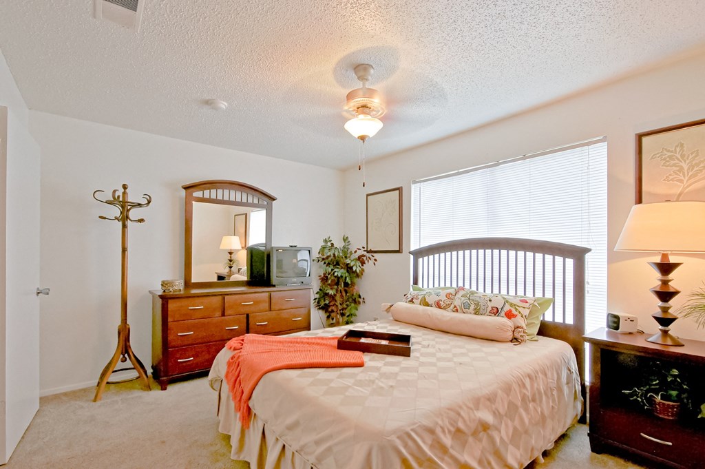 Model Bedroom at 600 Baylor in Longview Tx