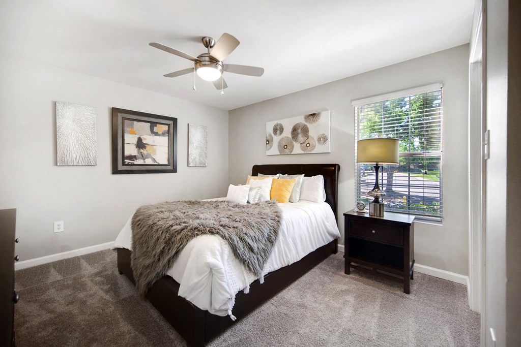 Model Bedroom 1 at Reflections At Cherry Creek in Aurora, CO