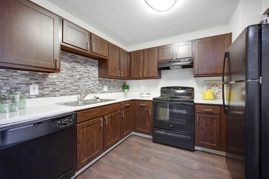 Model Kitchen at Reflections At Cherry Creek in Aurora, CO