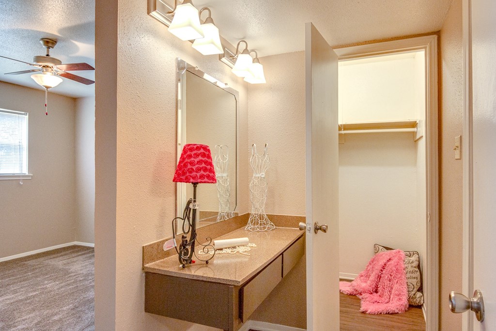 Model Vanity at The Abbey in Longview TX