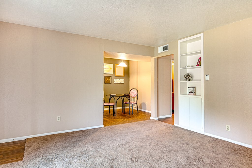 Model Living Room 2 at The Abbey in Longview TX