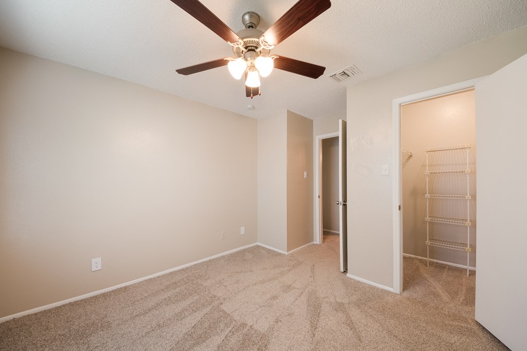 Model Bedroom at Vista Crossing Apartments in San Antonio, TX