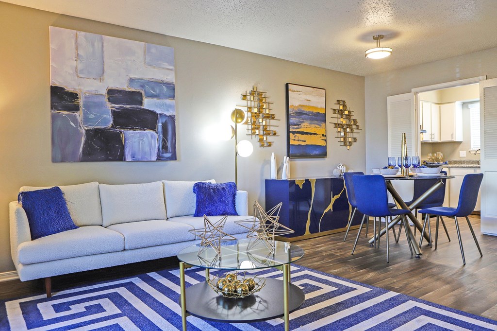 Model Living Room 3 at The Oasis in Bossier City, LA