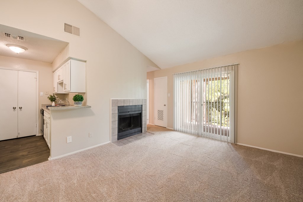 Model Living Room at Vista Crossing Apartments in San Antonio, TX