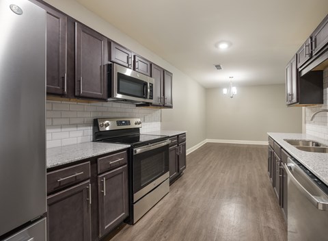 Model 1 Kitchen at Capital Grand Apartments in Tallahassee, FL