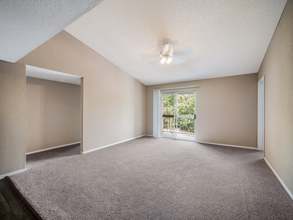 Model Living Room at Reflections Apartment Homes in Gainesville, Florida, FL
