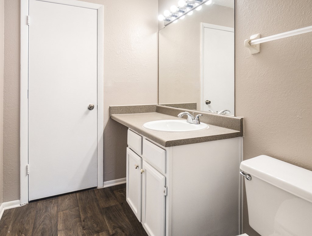 Model Bathroom at Reflections Apartment Homes in Gainesville, Florida, FL