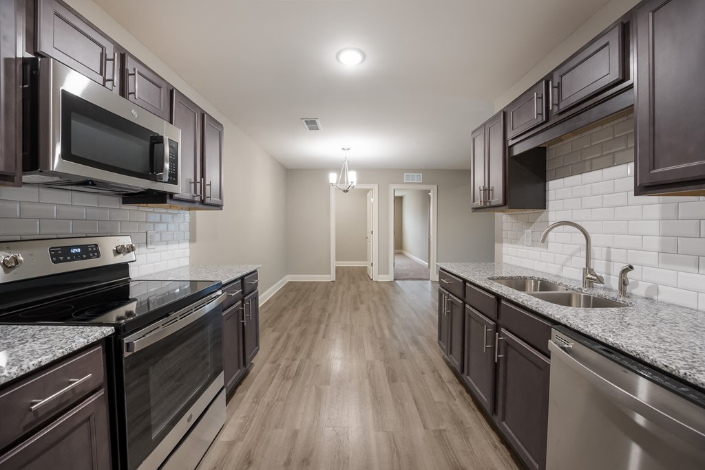 Model 3 Kitchen at Capital Grand Apartments in Tallahassee, FL