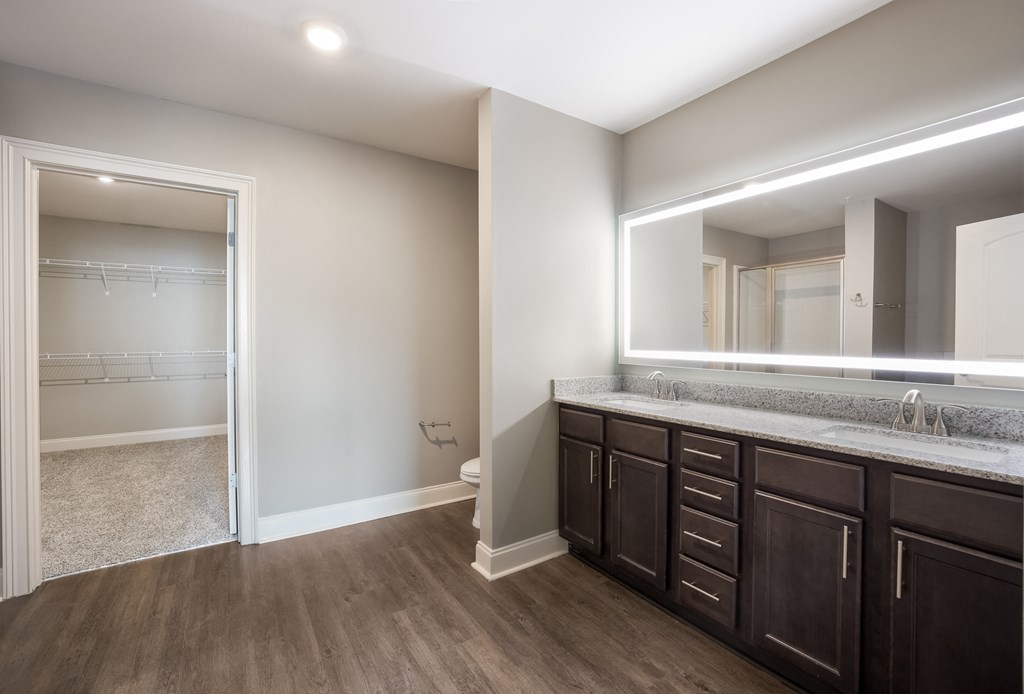 Model 2 Bathroom at Capital Grand Apartments in Tallahassee, FL