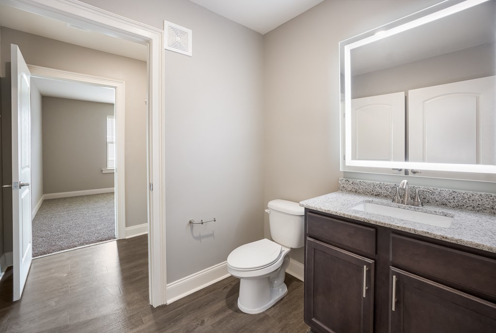 Model 2 Bathroom at Capital Grand Apartments in Tallahassee, FL