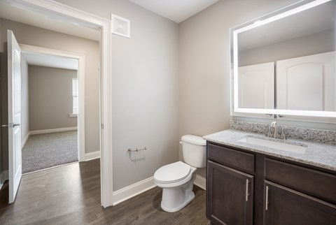 Model 2 Bathroom at Capital Grand Apartments in Tallahassee, FL