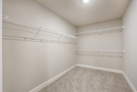 Model 2 Closet at Capital Grand Apartments in Tallahassee, FL
