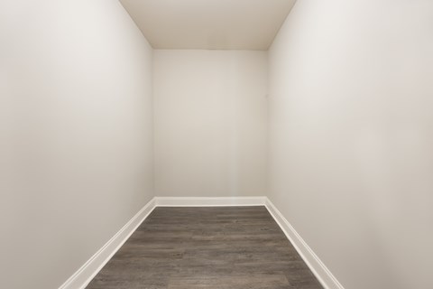Model 2 Closet at Capital Grand Apartments in Tallahassee, FL