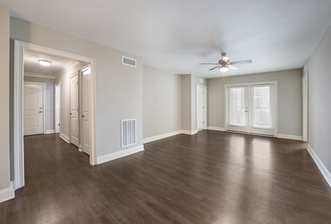 Model 2 Living Room at Capital Grand Apartments in Tallahassee, FL