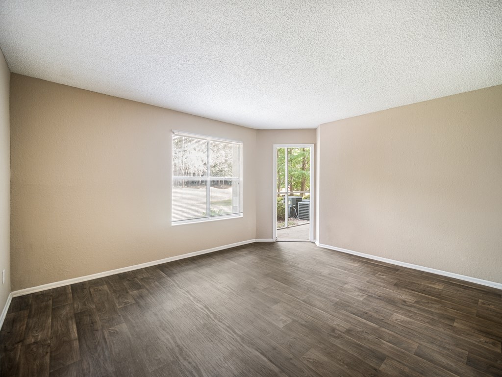Model Living Room at Reflections Apartment Homes in Gainesville, Florida, FL