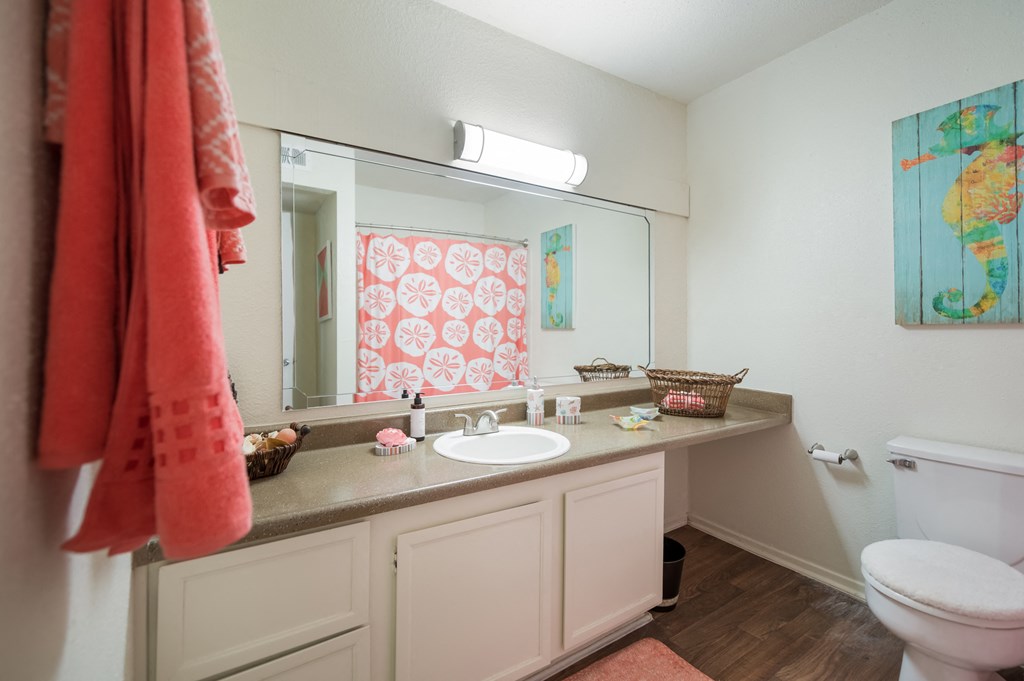 Model Bathroom 1 at Laurel Parc in Shreveport, LA