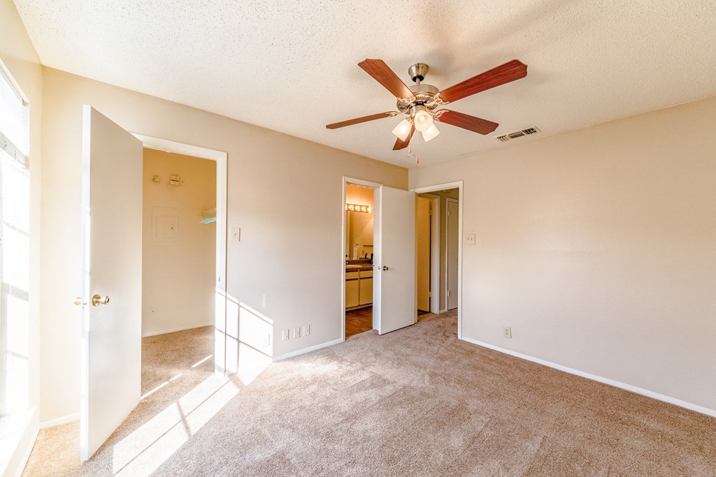 Model Bedroom 2 at Bandera Crossing in San Antonio Tx
