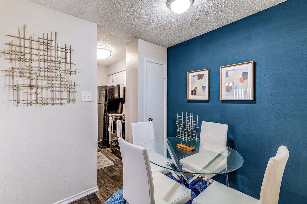 Model Dining Area at The Park on Preston in Dallas, Texas, TX