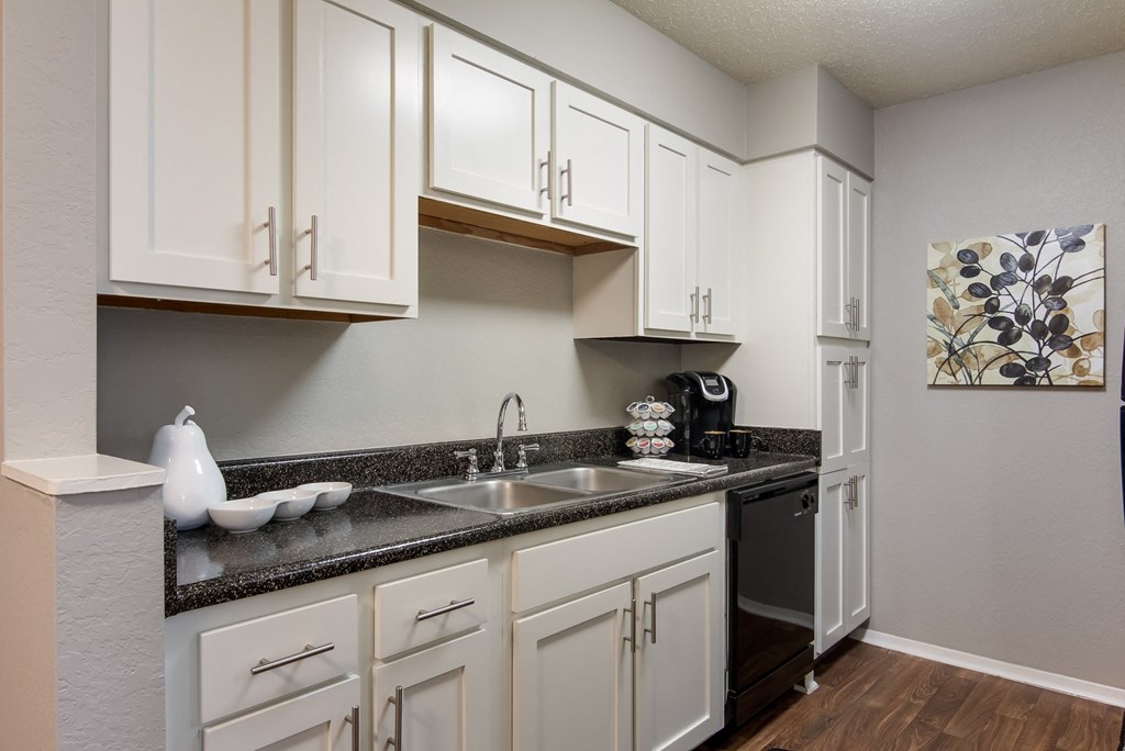 Model Unit Kitchen at Stone Canyon Apartments in Shreveport, LA