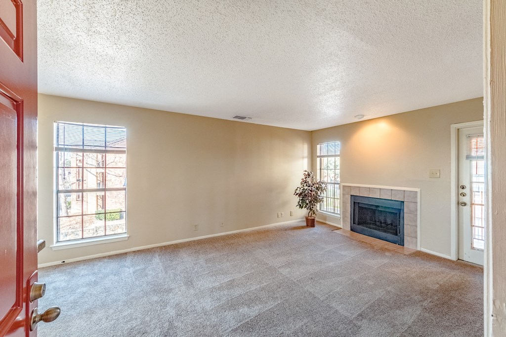 Model Living Room 1 at Bandera Crossing in San Antonio Tx