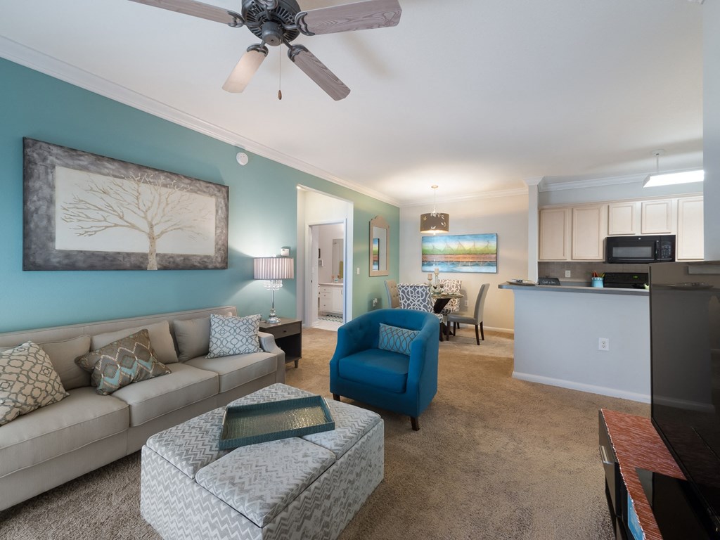 Model Living Room View 2 at Sundance at Clermont in Clermont FL