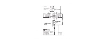 C1W floor plan of Oaks of Denton in Denton, TX